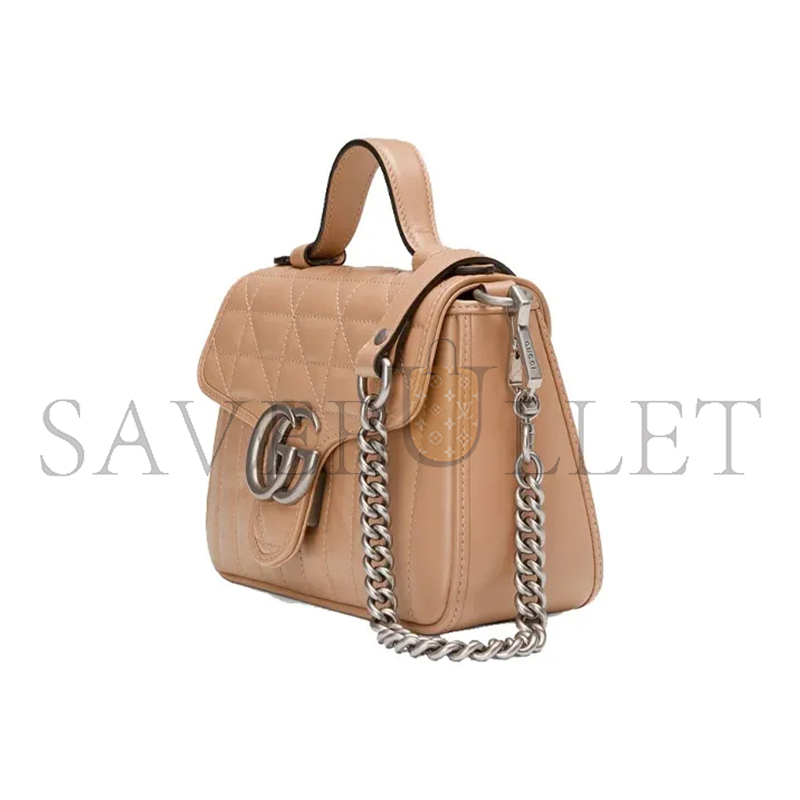 GUCCI GG MARMONT MINI TOP HANDLE BAG 583571 (21*15.5*8cm)